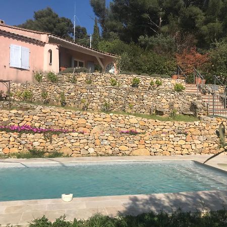 Hauteurs De Toulon : Charmant Studio Piscine Exterior foto